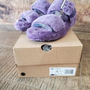 UGG W Fuzz Yeah Sz 7 Violet Bloom